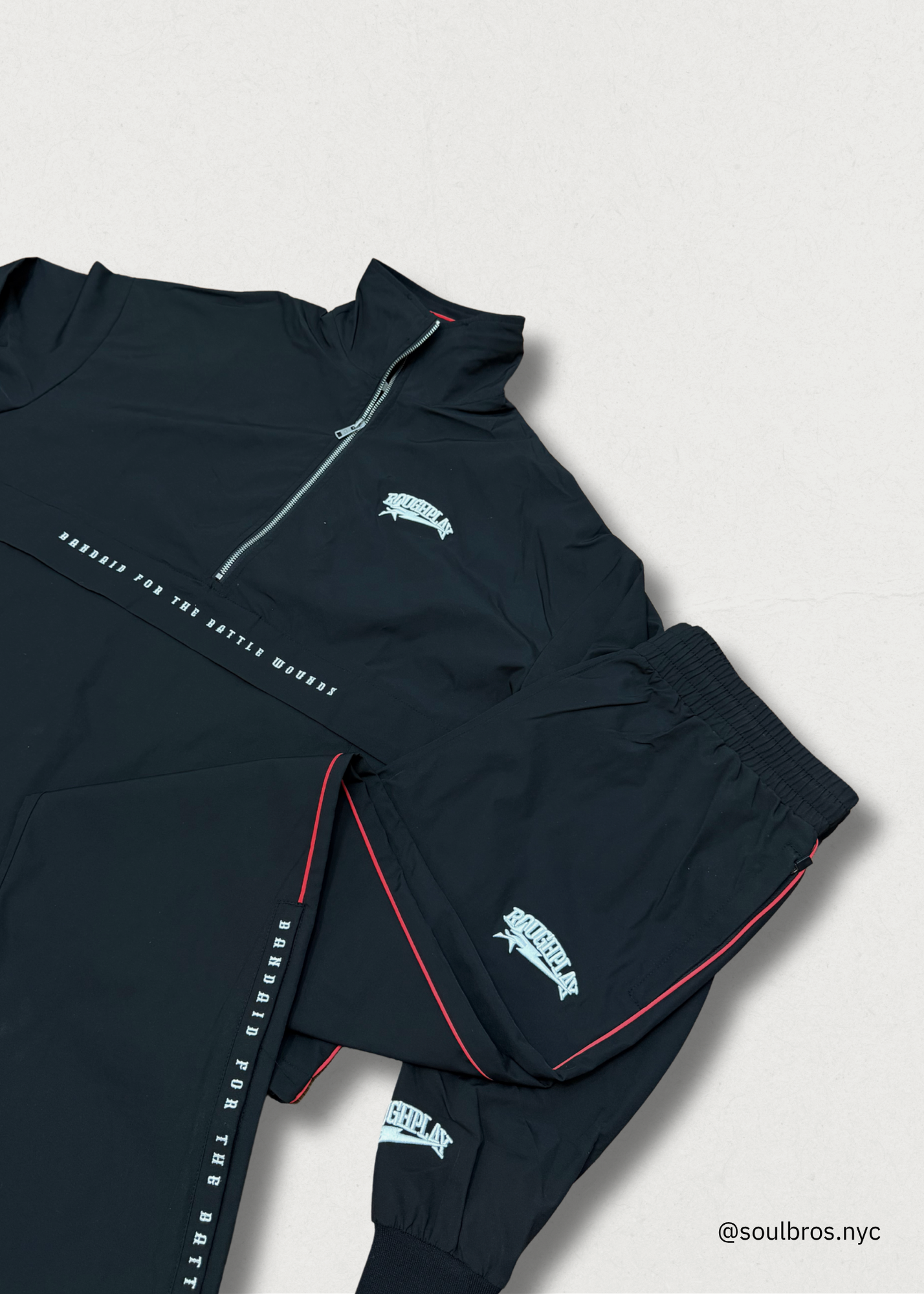 Roughplay Tracksuit - Black