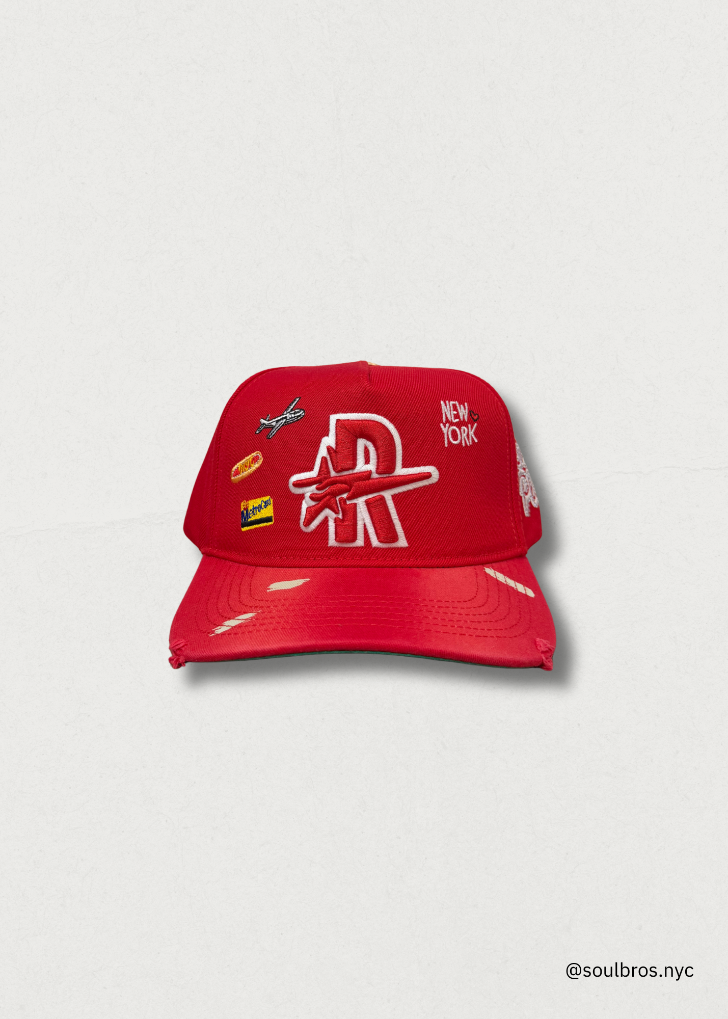 NY Red Snapback - Roughplay