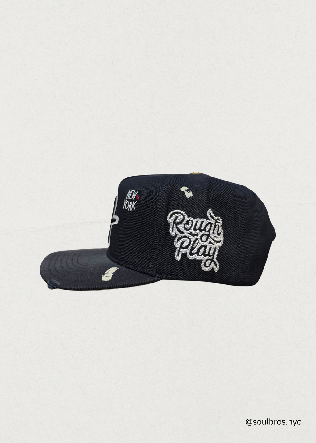 NY Black Snapback - Roughplay