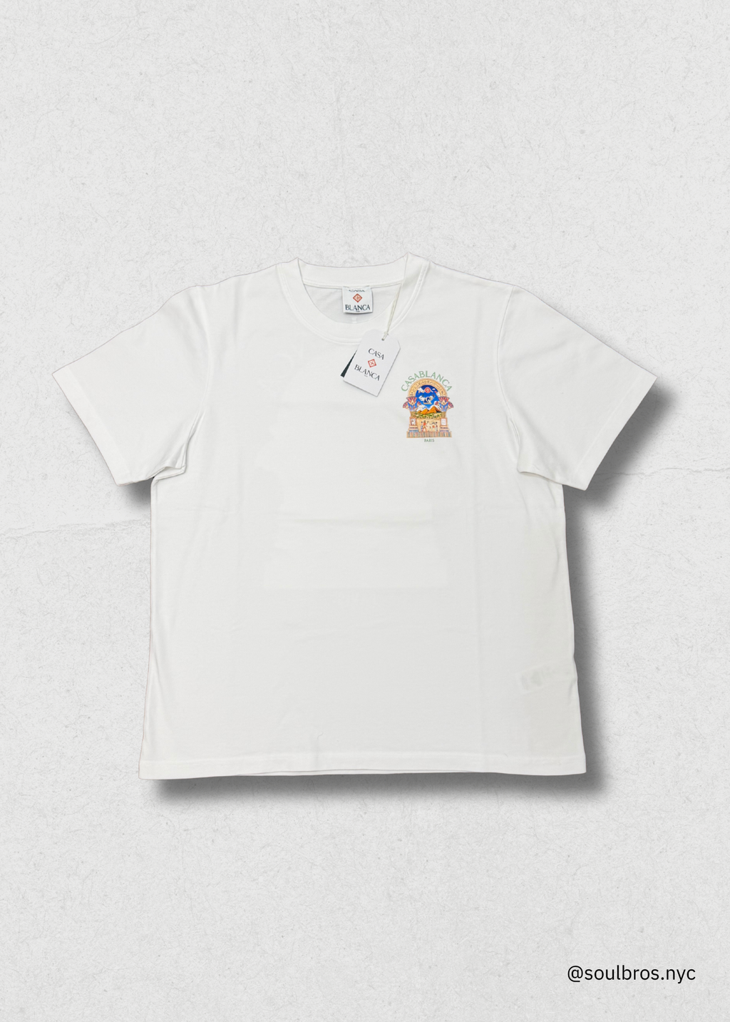 Casablanca Printed Crewneck T-Shirt