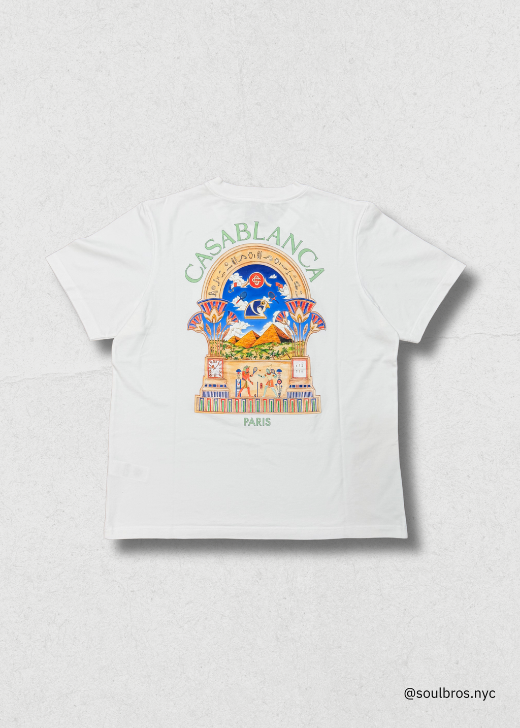Casablanca Printed Crewneck T-Shirt