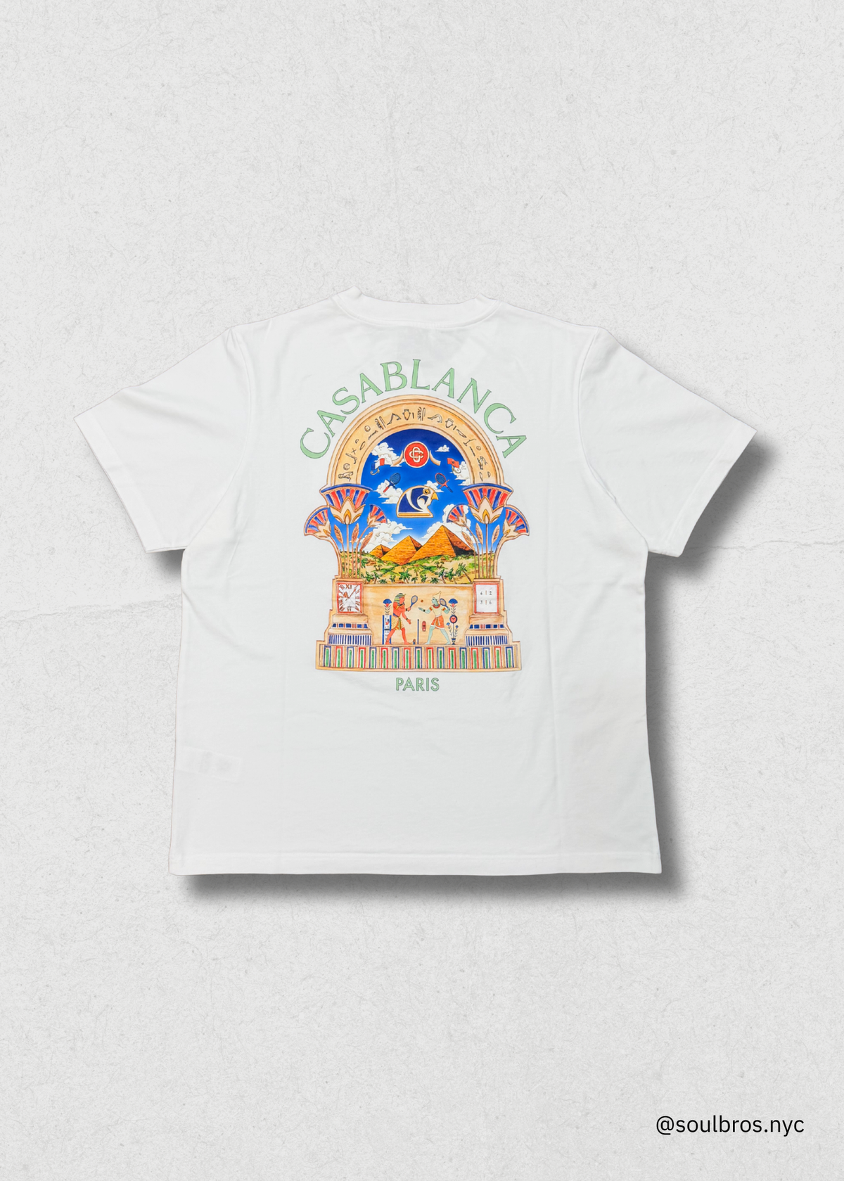 Casablanca Printed Crewneck T-Shirt