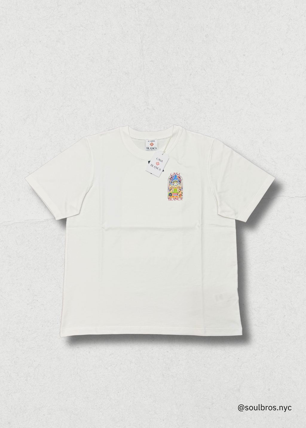 Casablanca Orchid Court Printed T-Shirt